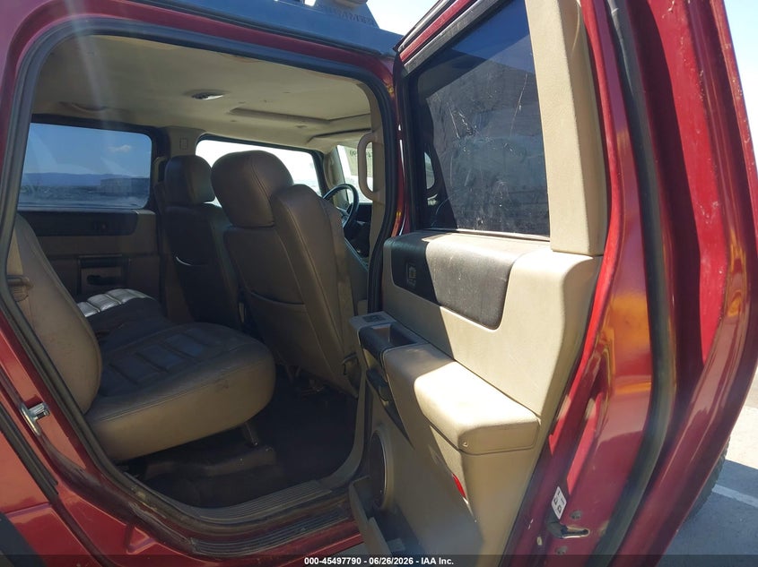 2004 Hummer H2 VIN 5GRGN23U94H113977 IAAI salvage auction — NORMAL WEAR, Clear - Dealer Only (California), sold $1,500 on 2026-07-21 (photo 8)