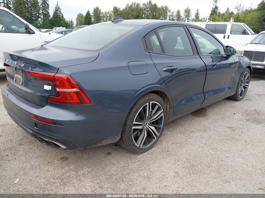 2021 Volvo S60 VIN 7JRBR0FZXMG109505 IAAI salvage auction — RIGHT SIDE, Bill Of Sale (Washington), sold $10,300 on 2026-07-15 (photo 4)