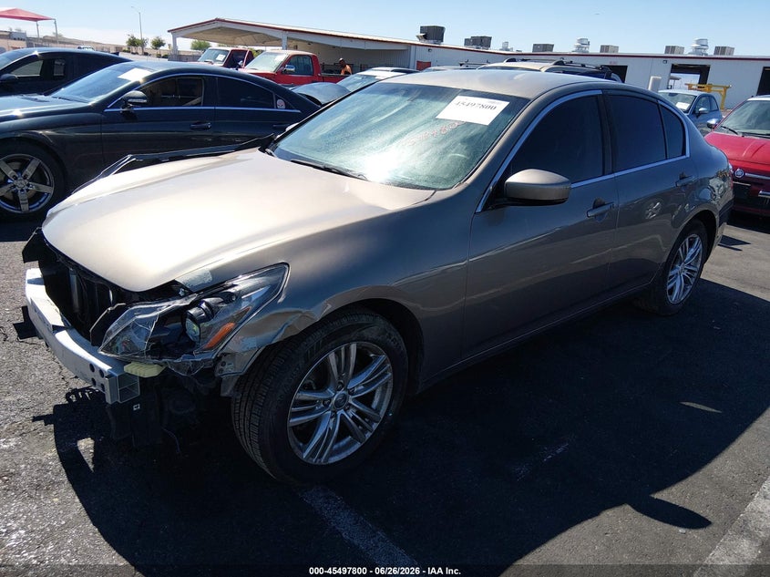 2013 Infiniti G VIN JN1CV6ARXDM353488 IAAI salvage auction — NORMAL WEAR, Clear (Nevada), sold $675 on 2026-07-24 (photo 2)