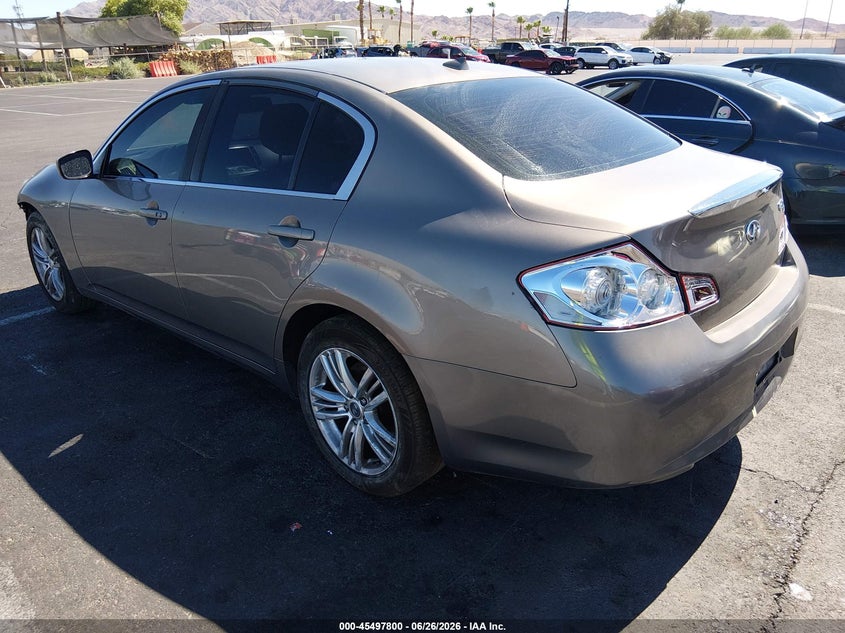 2013 Infiniti G VIN JN1CV6ARXDM353488 IAAI salvage auction — NORMAL WEAR, Clear (Nevada), sold $675 on 2026-07-24 (photo 3)