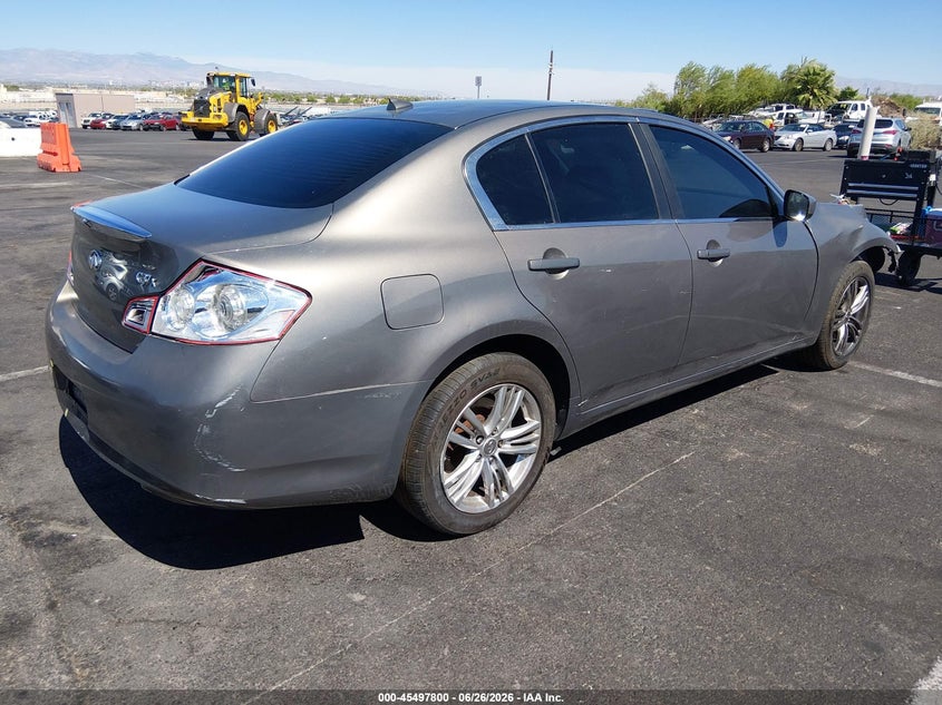2013 Infiniti G VIN JN1CV6ARXDM353488 IAAI salvage auction — NORMAL WEAR, Clear (Nevada), sold $675 on 2026-07-24 (photo 4)