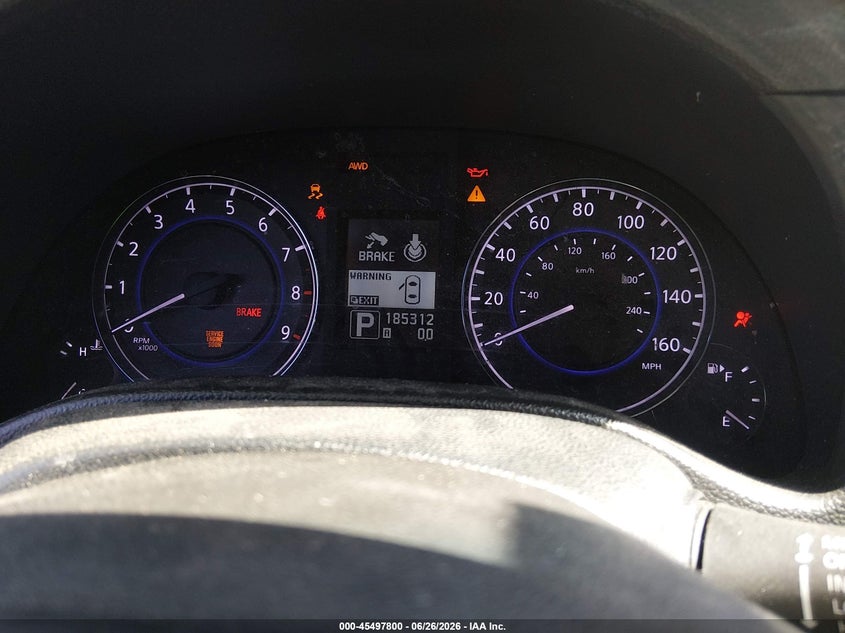 2013 Infiniti G VIN JN1CV6ARXDM353488 IAAI salvage auction — NORMAL WEAR, Clear (Nevada), sold $675 on 2026-07-24 (photo 7)