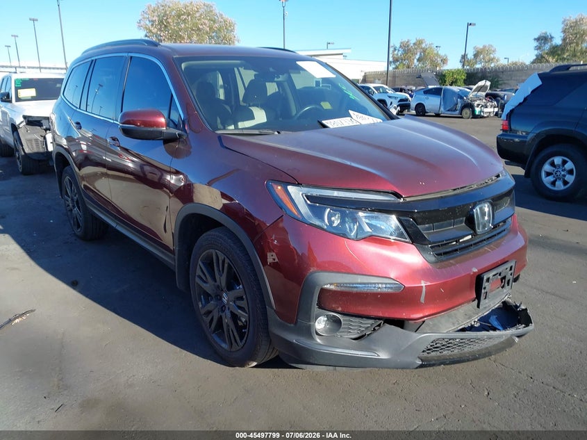 2022 Honda Pilot VIN 5FNYF6H28NB088041 — IAAI salvage auction photo