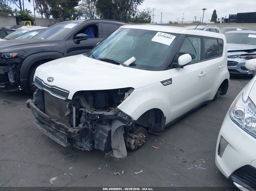 2018 Kia Soul VIN KNDJN2A22J7615109 IAAI salvage auction — MECHANICAL, Salvage Title, sold $475 on 2026-07-15 (photo 2)