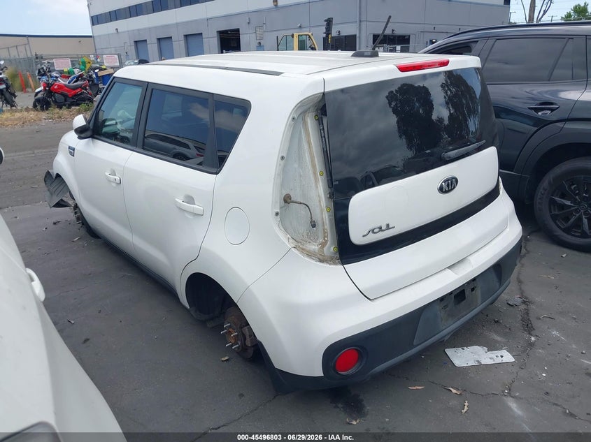 2018 Kia Soul VIN KNDJN2A22J7615109 IAAI salvage auction — MECHANICAL, Salvage Title, sold $475 on 2026-07-15 (photo 3)