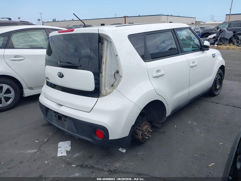 2018 Kia Soul VIN KNDJN2A22J7615109 IAAI salvage auction — MECHANICAL, Salvage Title, sold $475 on 2026-07-15 (photo 4)