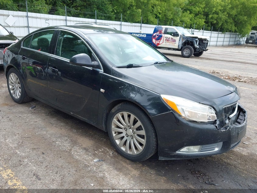 2011 Buick Regal VIN W04GW5EV9B1093297 IAAI salvage auction — FRONT END, Clear (Michigan), sold $25 on 2026-07-27 (photo 1)