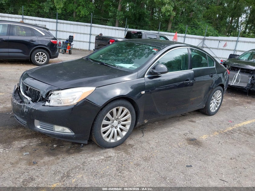 2011 Buick Regal VIN W04GW5EV9B1093297 IAAI salvage auction — FRONT END, Clear (Michigan), sold $25 on 2026-07-27 (photo 2)