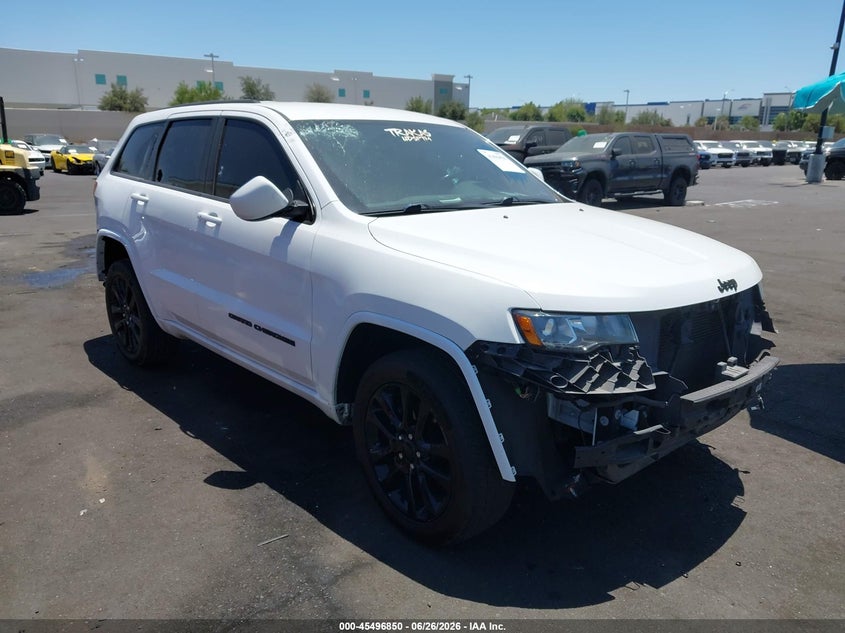 2020 Jeep Grand cherokee VIN 1C4RJFAGXLC419222 IAAI salvage auction — FRONT & REAR, Salvage Certificate (California), sold $7,150 on 2026-07-31 (photo 1)