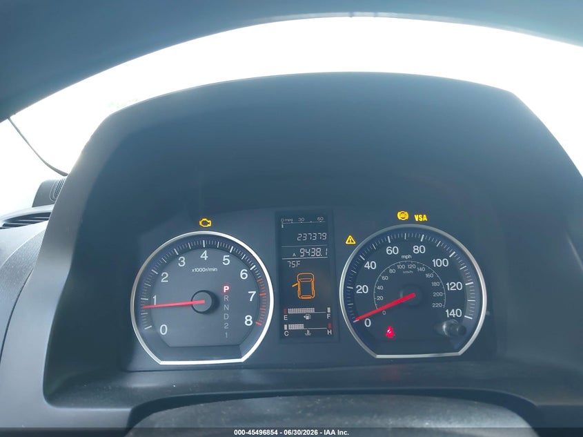 2007 Honda Cr-v VIN JHLRE48567C080089 IAAI salvage auction — FRONT END, Salvage (California), sold $900 on 2026-07-09 (photo 7)