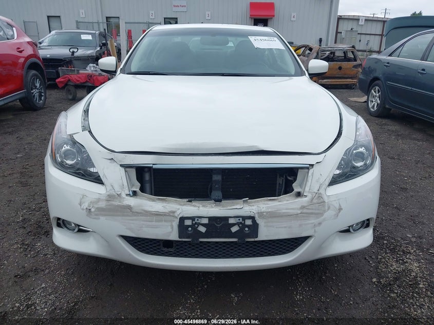 2012 Infiniti G VIN JN1CV6ELXCM472288 IAAI salvage auction — FRONT END, Bill Of Sale (Washington), sold $1,950 on 2026-07-16 (photo 6)