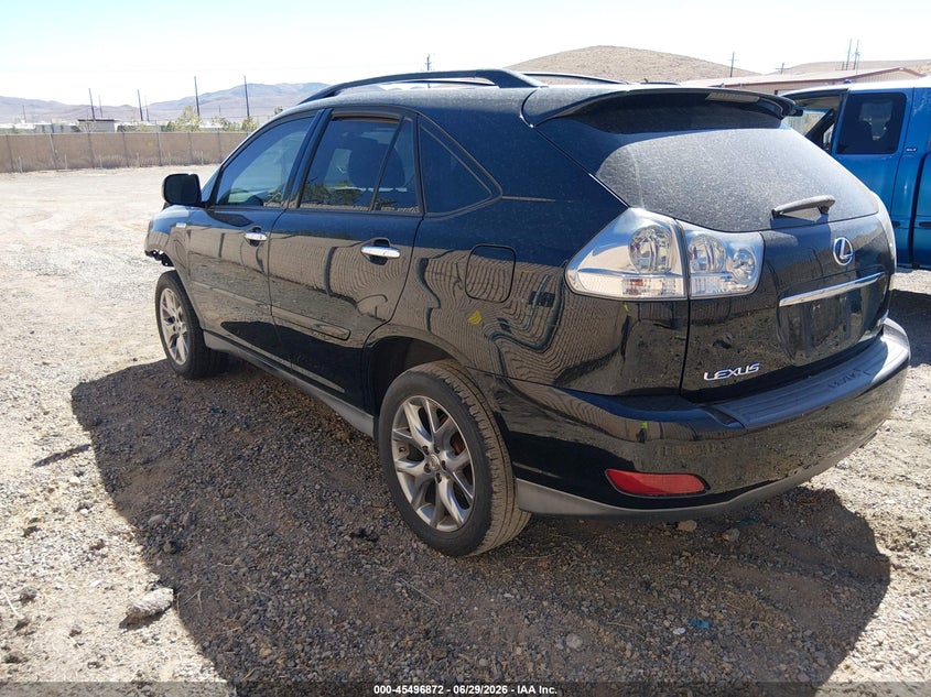 2009 Lexus Rx 350 VIN 2T2HK31U39C097760 IAAI salvage auction — NORMAL WEAR, Regular (Nevada), sold $425 on 2026-07-24 (photo 3)