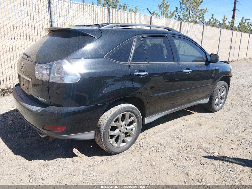 2009 Lexus Rx 350 VIN 2T2HK31U39C097760 IAAI salvage auction — NORMAL WEAR, Regular (Nevada), sold $425 on 2026-07-24 (photo 4)