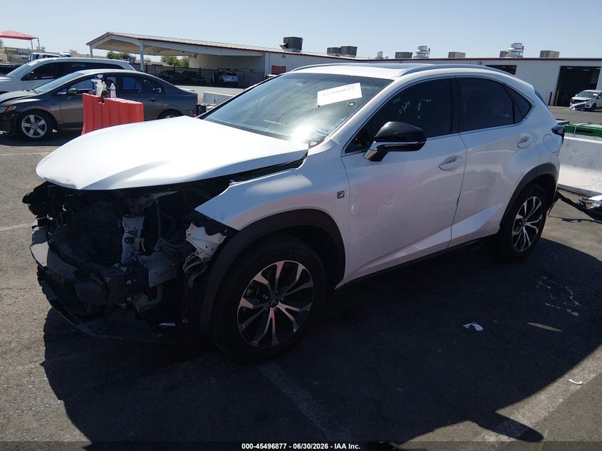 2015 Lexus Nx VIN JTJBARBZ8F2034042 IAAI salvage auction — FRAME DAMAGE, Salvage (Nevada), sold $12,100 on 2026-09-11 (photo 2)