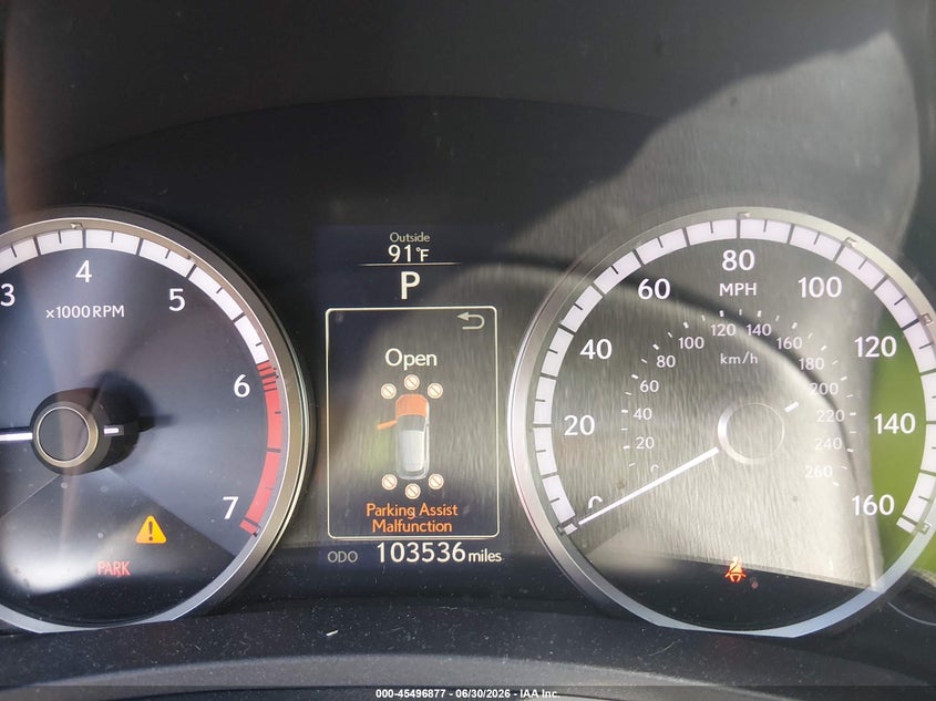 2015 Lexus Nx VIN JTJBARBZ8F2034042 IAAI salvage auction — FRAME DAMAGE, Salvage (Nevada), sold $12,100 on 2026-09-11 (photo 7)