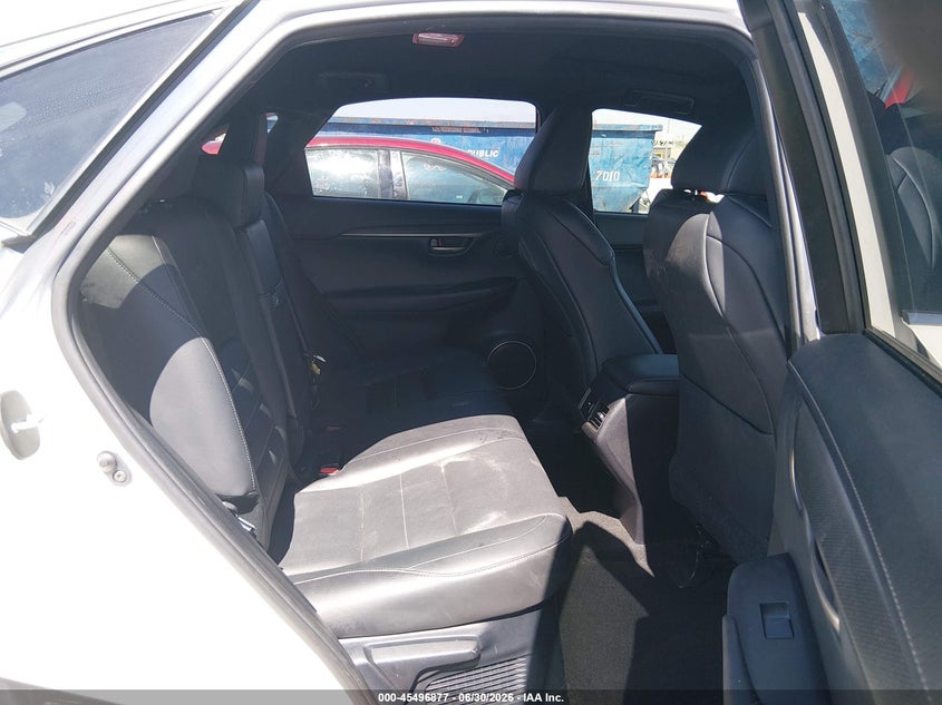 2015 Lexus Nx VIN JTJBARBZ8F2034042 IAAI salvage auction — FRAME DAMAGE, Salvage (Nevada), sold $12,100 on 2026-09-11 (photo 8)