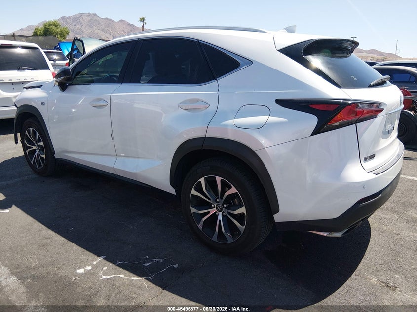 2015 Lexus Nx VIN JTJBARBZ8F2034042 IAAI salvage auction — FRAME DAMAGE, Salvage (Nevada), sold $12,100 on 2026-09-11 (photo 3)