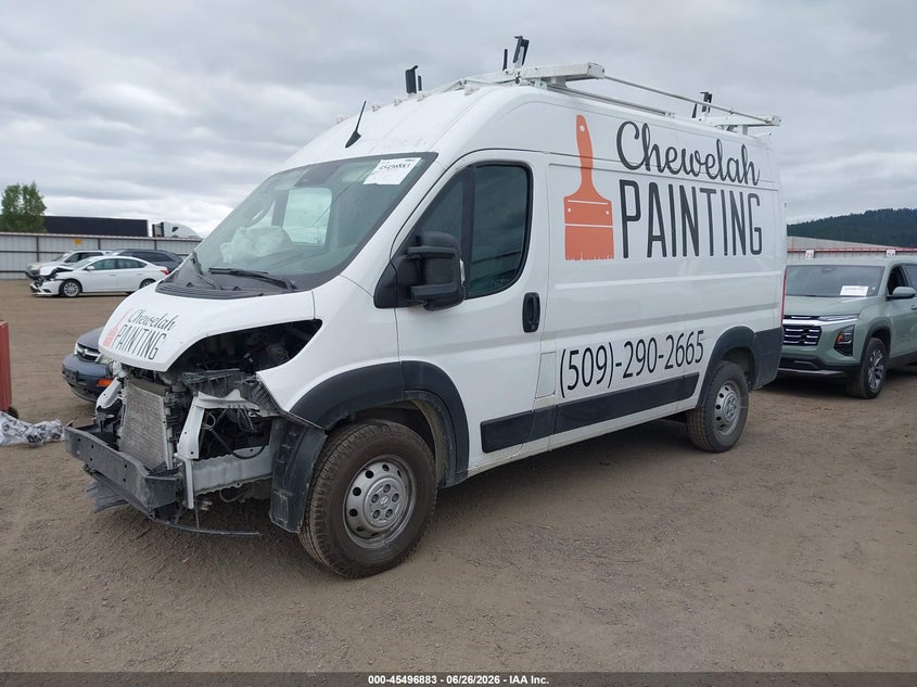 2023 Ram Promaster city VIN 3C6LRVBG2PE529274 IAAI salvage auction — FRONT END, Wait Title, sold $10,400 on 2026-09-22 (photo 2)