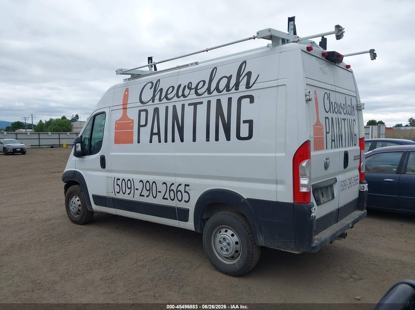 2023 Ram Promaster city VIN 3C6LRVBG2PE529274 IAAI salvage auction — FRONT END, Wait Title, sold $10,400 on 2026-09-22 (photo 3)