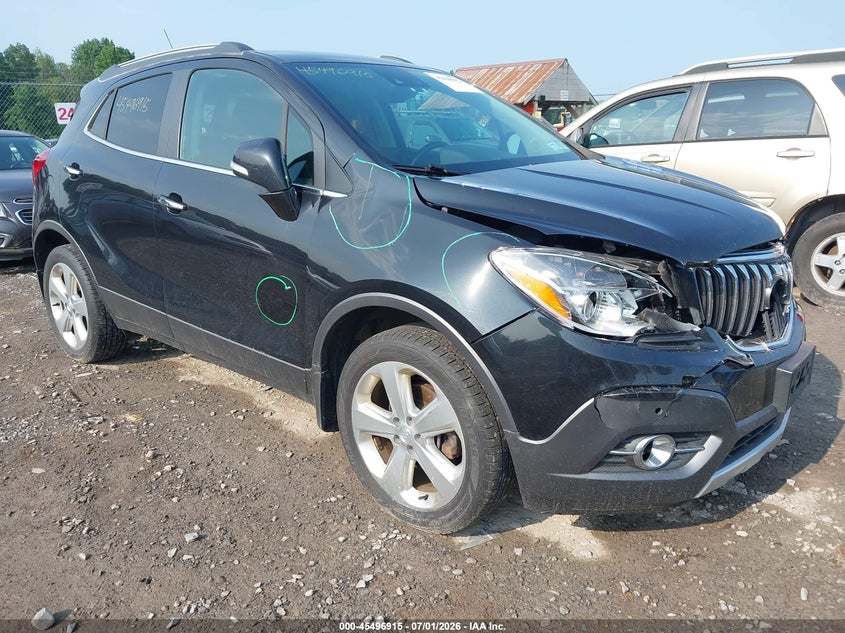2016 Buick Encore VIN KL4CJHSB1GB683021 IAAI salvage auction — FRONT END, Mv-907A (New York), sold $1,050 on 2026-07-23 (photo 1)