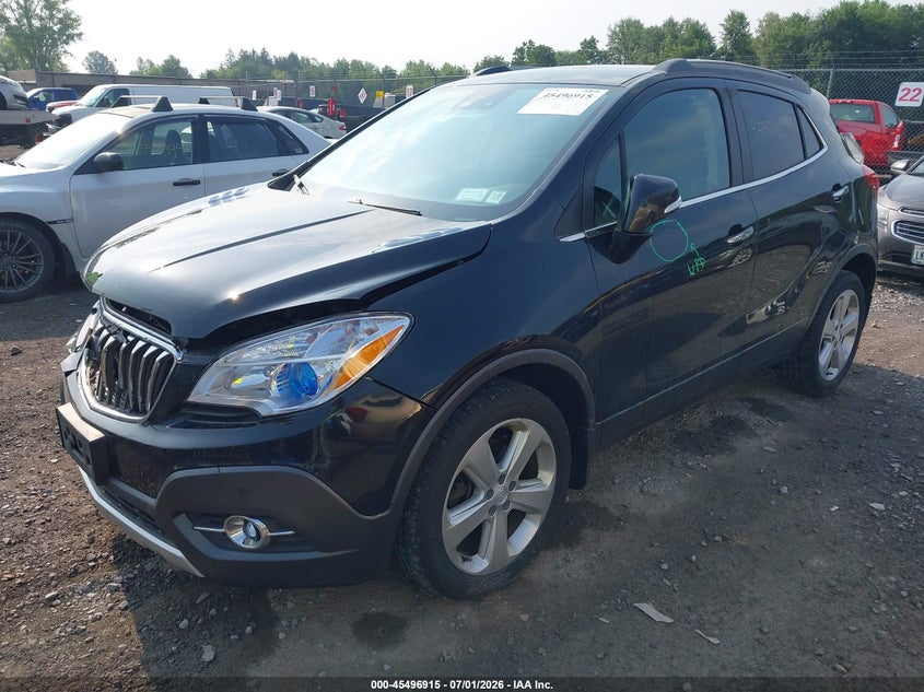 2016 Buick Encore VIN KL4CJHSB1GB683021 IAAI salvage auction — FRONT END, Mv-907A (New York), sold $1,050 on 2026-07-23 (photo 2)