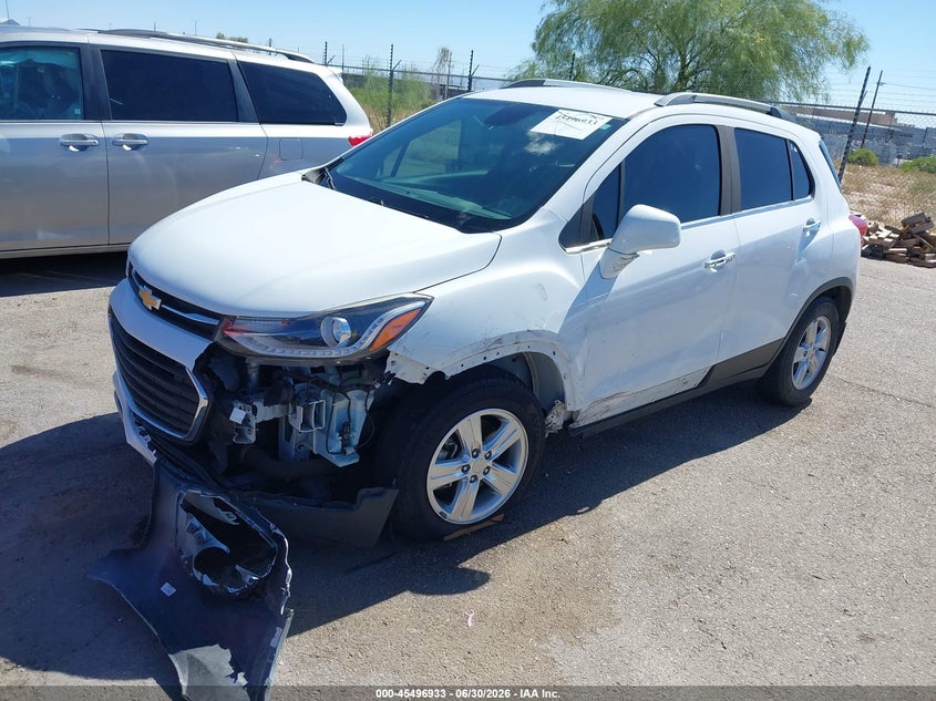 2018 Chevrolet Trax VIN 3GNCJLSB3JL170407 IAAI salvage auction — LEFT FRONT, Wait Title, sold $1,900 on 2026-08-24 (photo 2)