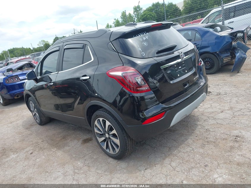 2020 Buick Encore VIN KL4CJGSBXLB048190 IAAI salvage auction — FRONT & REAR, Salvage (Oklahoma), sold $2,400 on 2026-07-23 (photo 3)