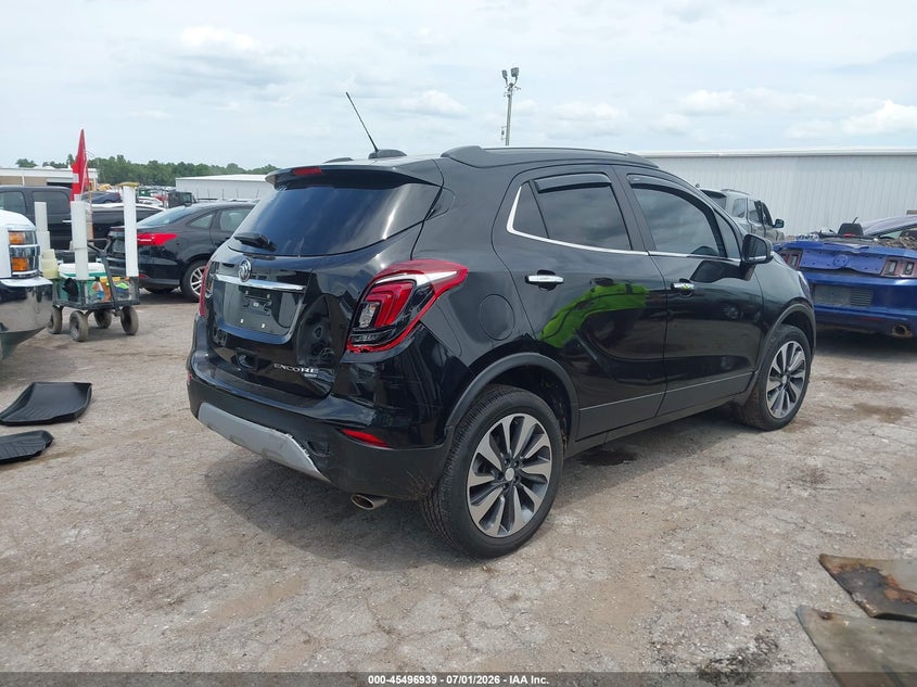 2020 Buick Encore VIN KL4CJGSBXLB048190 IAAI salvage auction — FRONT & REAR, Salvage (Oklahoma), sold $2,400 on 2026-07-23 (photo 4)