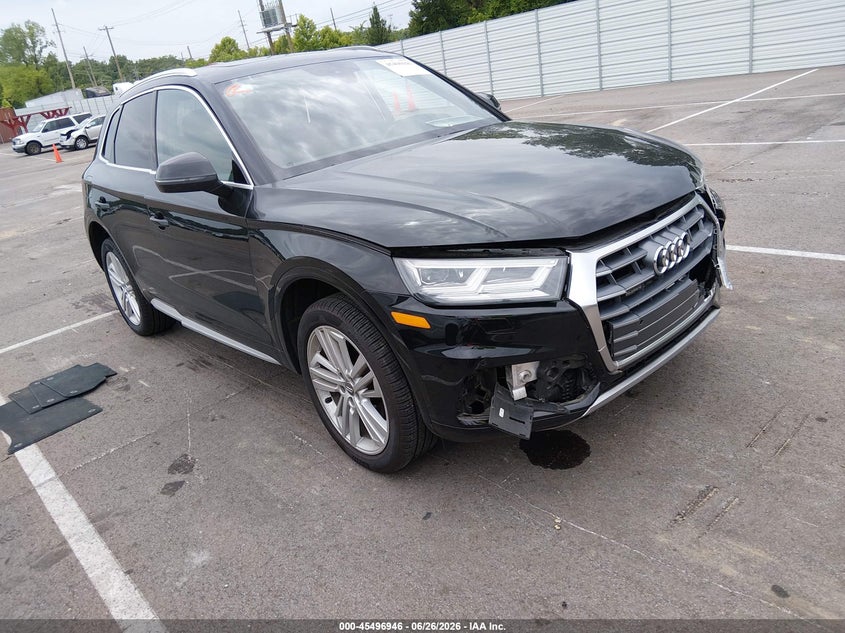 2018 Audi Q5 VIN WA1BNAFY3J2243346 IAAI salvage auction — FRONT END, Clear (Tennessee), sold $25 on 2026-07-31 (photo 1)