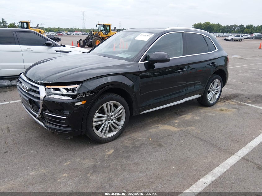 2018 Audi Q5 VIN WA1BNAFY3J2243346 IAAI salvage auction — FRONT END, Clear (Tennessee), sold $25 on 2026-07-31 (photo 2)