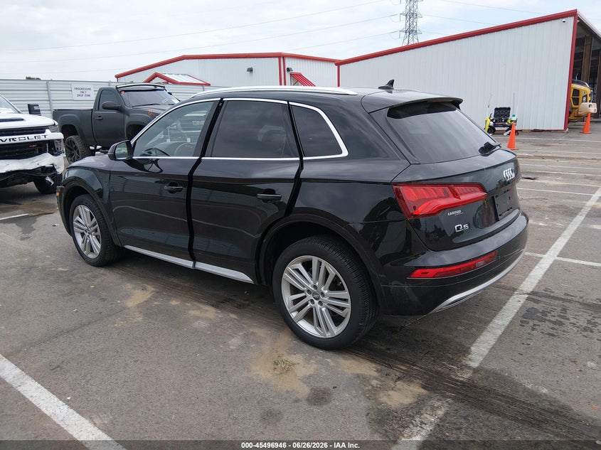 2018 Audi Q5 VIN WA1BNAFY3J2243346 IAAI salvage auction — FRONT END, Clear (Tennessee), sold $25 on 2026-07-31 (photo 3)