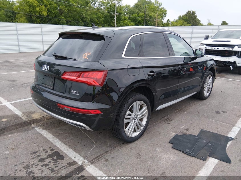 2018 Audi Q5 VIN WA1BNAFY3J2243346 IAAI salvage auction — FRONT END, Clear (Tennessee), sold $25 on 2026-07-31 (photo 4)