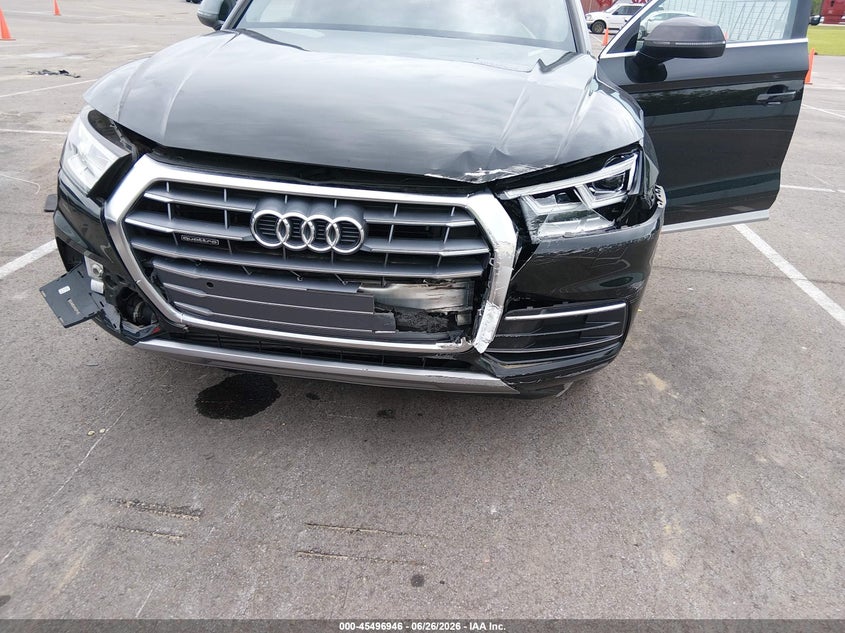 2018 Audi Q5 VIN WA1BNAFY3J2243346 IAAI salvage auction — FRONT END, Clear (Tennessee), sold $25 on 2026-07-31 (photo 6)