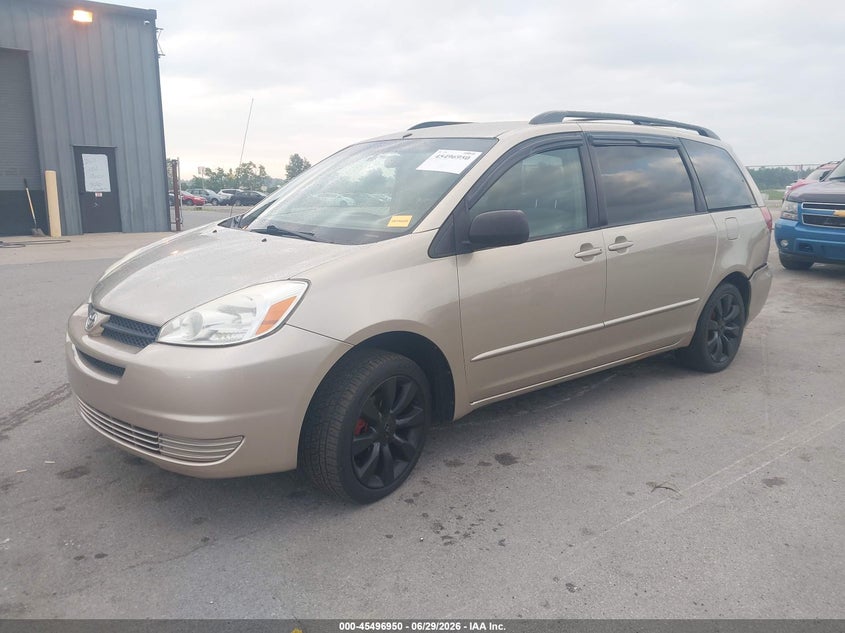 2005 Toyota Sienna VIN 5TDZA23C05S333812 IAAI salvage auction — REAR END, Clear (Indiana), sold $750 on 2026-07-31 (photo 2)