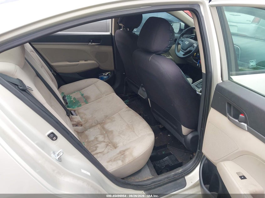 2017 Hyundai Elantra VIN KMHD74LF5HU082098 IAAI salvage auction — NORMAL WEAR, Clear (North Carolina), sold $925 on 2026-07-23 (photo 8)