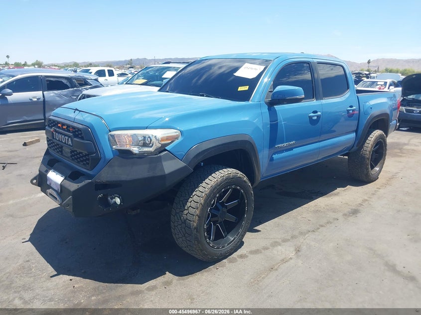 2019 Toyota Tacoma VIN 3TMCZ5AN4KM195708 IAAI salvage auction — RIGHT FRONT, Salvage (Arizona), sold $12,700 on 2026-08-01 (photo 2)