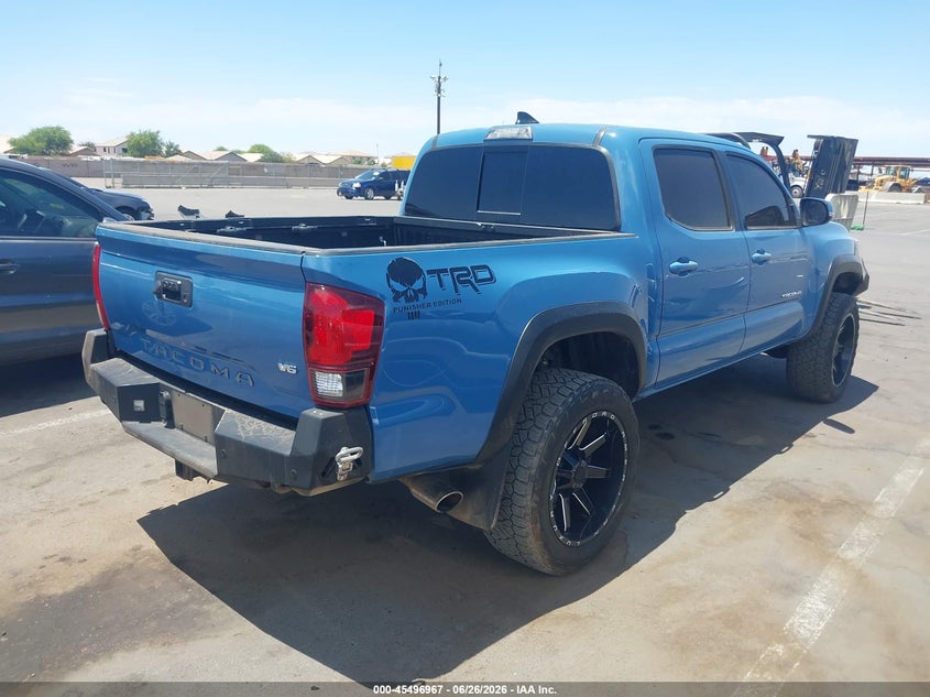 2019 Toyota Tacoma VIN 3TMCZ5AN4KM195708 IAAI salvage auction — RIGHT FRONT, Salvage (Arizona), sold $12,700 on 2026-08-01 (photo 4)