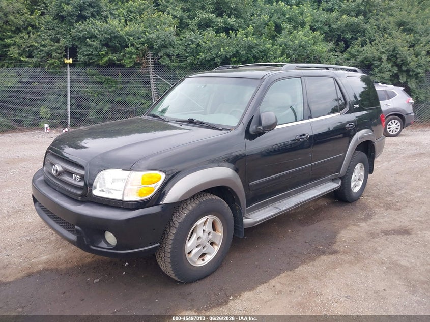 2004 Toyota Sequoia VIN 5TDBT44A34S232573 IAAI salvage auction — NORMAL WEAR, Clear (Pennsylvania), sold $700 on 2026-07-10 (photo 2)