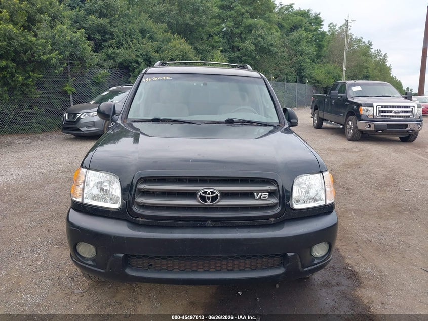 2004 Toyota Sequoia VIN 5TDBT44A34S232573 IAAI salvage auction — NORMAL WEAR, Clear (Pennsylvania), sold $700 on 2026-07-10 (photo 6)