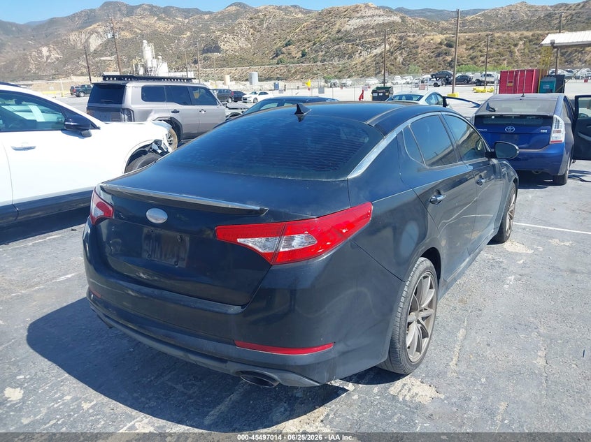 2013 Kia Optima VIN 5XXGR4A65DG088286 IAAI salvage auction — NORMAL WEAR, Clear - Dealer Only (California), sold $650 on 2026-07-08 (photo 4)