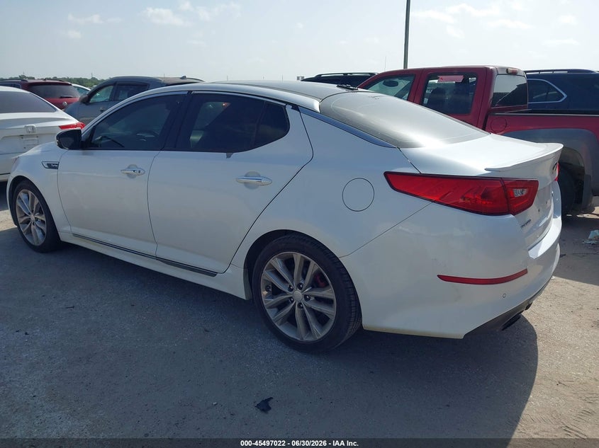 2015 Kia Optima VIN 5XXGR4A63FG404335 IAAI salvage auction — NORMAL WEAR, Original (Texas), sold $1,900 on 2026-07-21 (photo 3)
