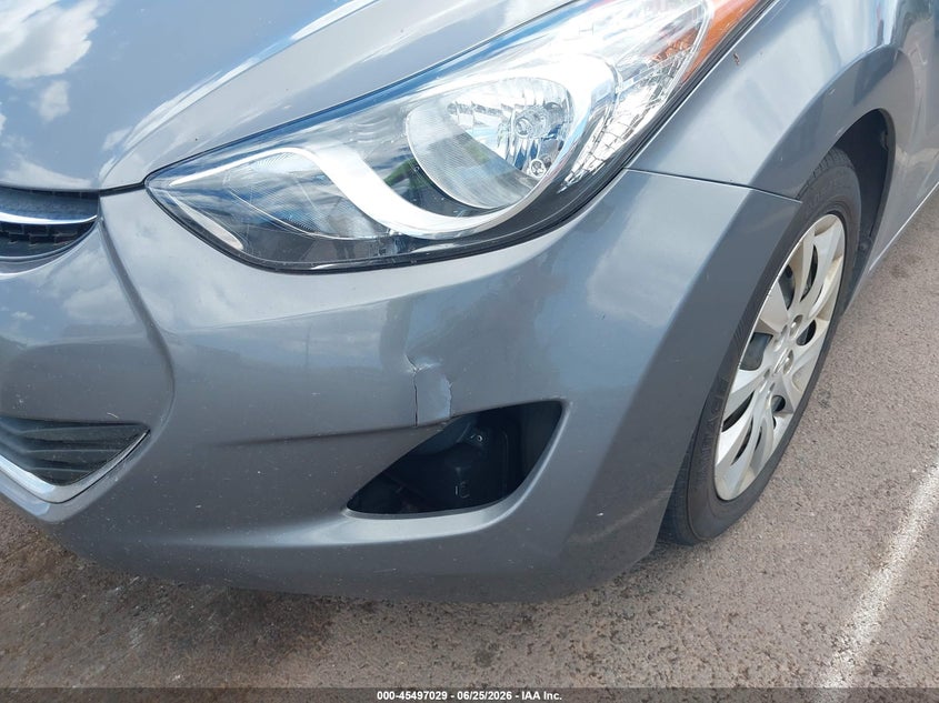 2012 Hyundai Elantra VIN 5NPDH4AE9CH119233 IAAI salvage auction — NORMAL WEAR, Clear (Hawaii), sold $125 on 2026-07-21 (photo 6)