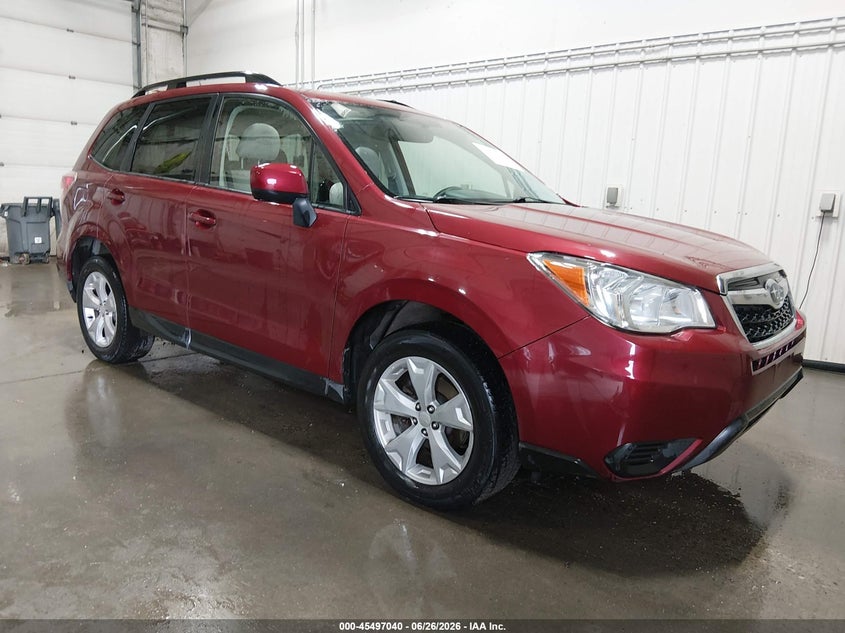 2015 Subaru Forester VIN JF2SJADC5FH576677 IAAI salvage auction — REAR END, Bill Of Sale (Alaska), sold $4,150 on 2026-07-18 (photo 1)