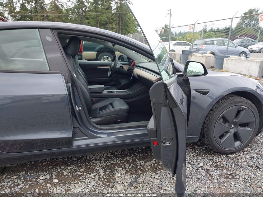 2023 Tesla Model 3 VIN 5YJ3E1EA7PF581160 IAAI salvage auction — REAR END, Bill Of Sale (Washington), sold $5,200 on 2026-07-22 (photo 5)