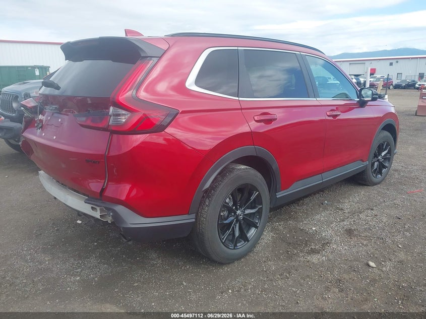2024 Honda Cr-v VIN 7FARS6H83RE054958 IAAI salvage auction — REAR END, Salvage Title, sold $13,750 on 2026-07-28 (photo 4)
