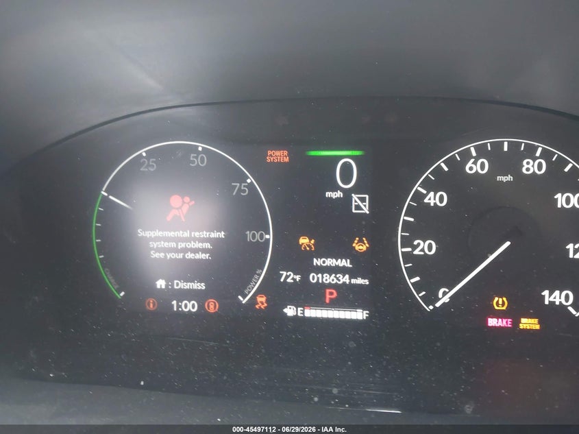2024 Honda Cr-v VIN 7FARS6H83RE054958 IAAI salvage auction — REAR END, Salvage Title, sold $13,750 on 2026-07-28 (photo 7)