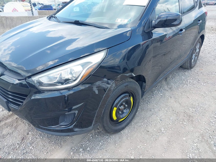 2015 Hyundai Tucson VIN KM8JTCAF9FU990272 IAAI salvage auction — LEFT FRONT, Salvage (Pennsylvania), sold $2,300 on 2026-07-21 (photo 6)