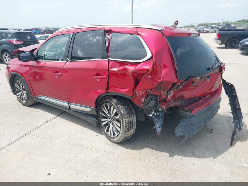 2019 Mitsubishi Outlander VIN JA4AD3A38KZ034781 IAAI salvage auction — FRONT & REAR, Salvage Title, sold $925 on 2026-07-24 (photo 3)