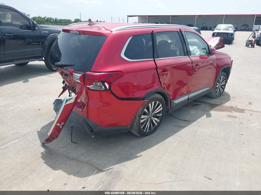 2019 Mitsubishi Outlander VIN JA4AD3A38KZ034781 IAAI salvage auction — FRONT & REAR, Salvage Title, sold $925 on 2026-07-24 (photo 4)
