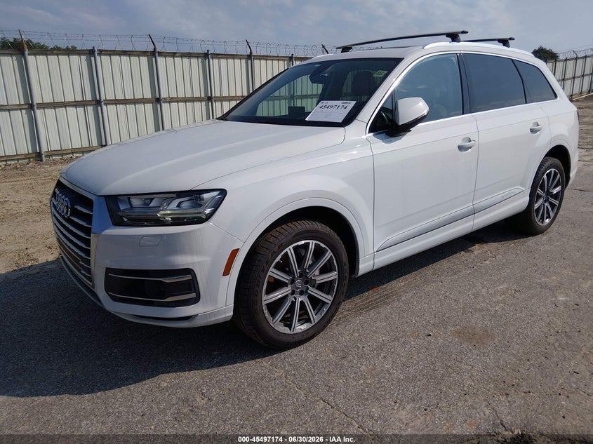 2017 Audi Q7 VIN WA1LAAF73HD048028 IAAI salvage auction — NORMAL WEAR, Clear (Georgia), sold $4,100 on 2026-07-09 (photo 2)